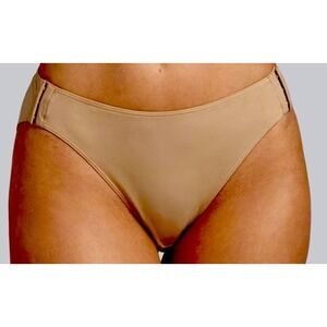Slick Chicks Women's Underwear Size XS Beige Hook Closure Both Sides New 2 Pk